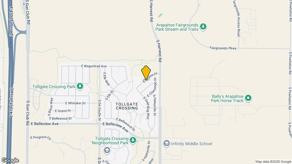 24708 E Layton Pl Map and Location Details