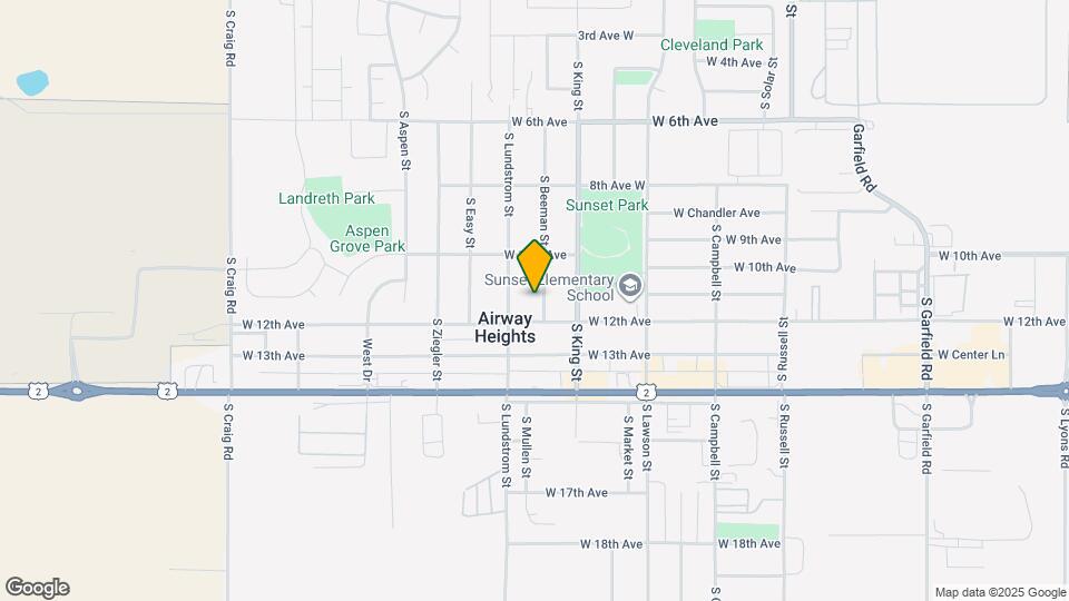 1106 S Beeman St Map and Location Details