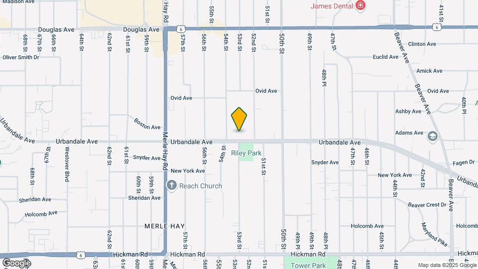 5301 Urbandale Ave Map and Location Details