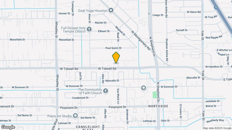5509 Beall St Map and Location Details