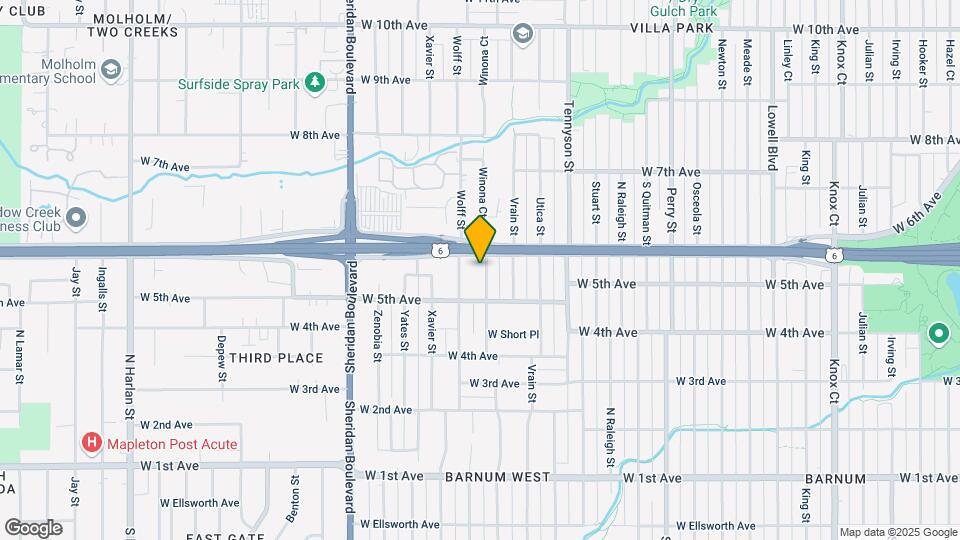 565 Winona Ct Map and Location Details