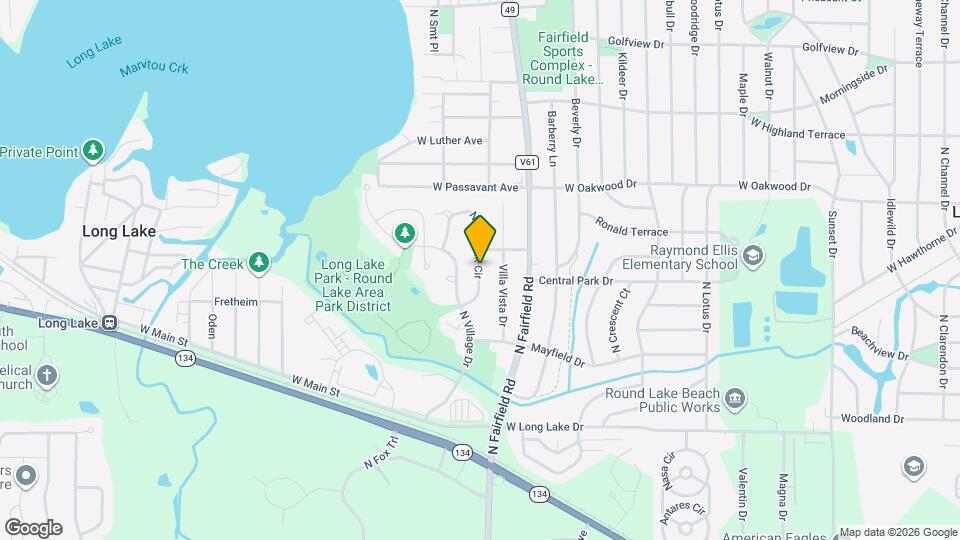 445 Red Oak Cir Map and Location Details