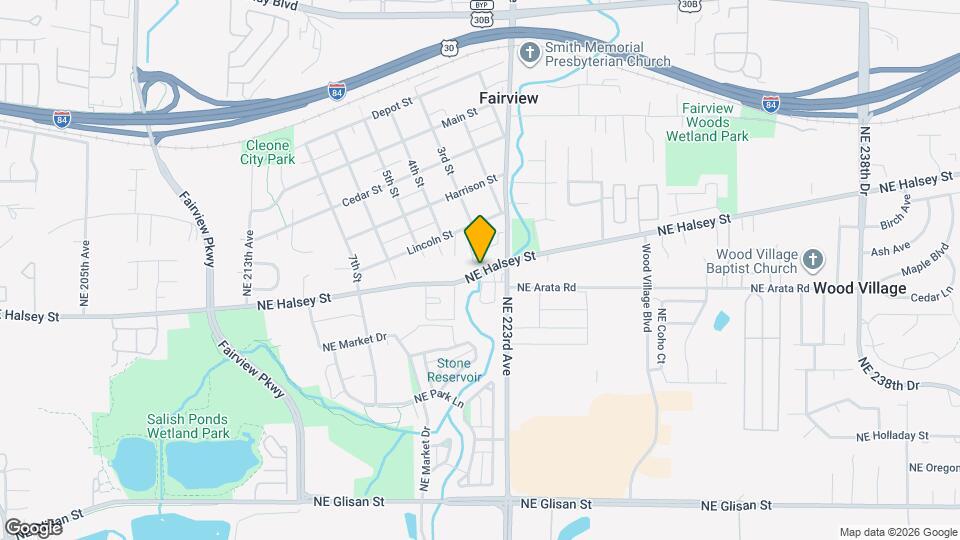 22025 NE Halsey St Map and Location Details