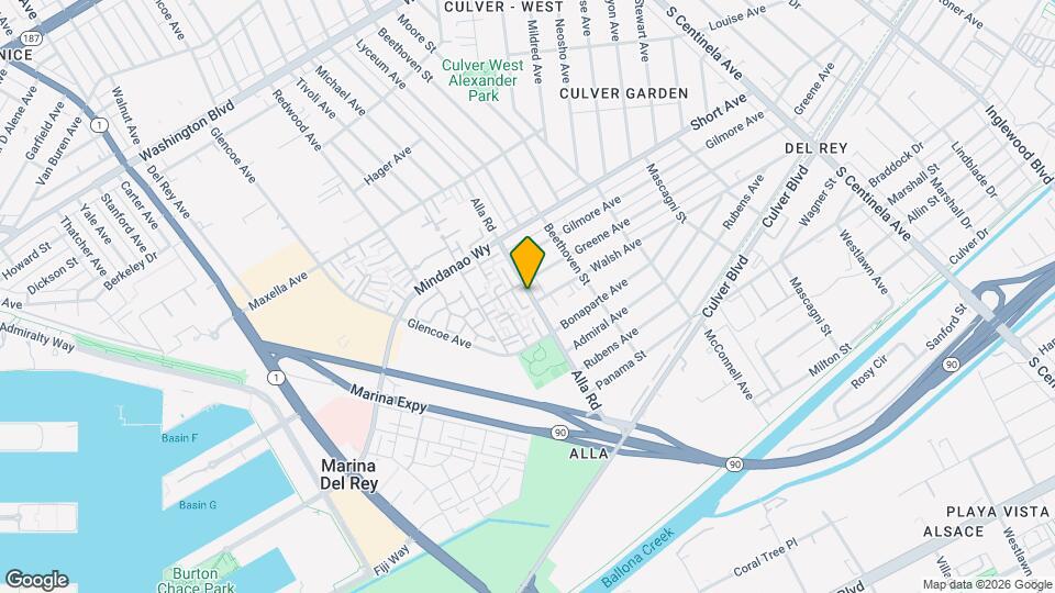 4555 Alla Rd Map and Location Details