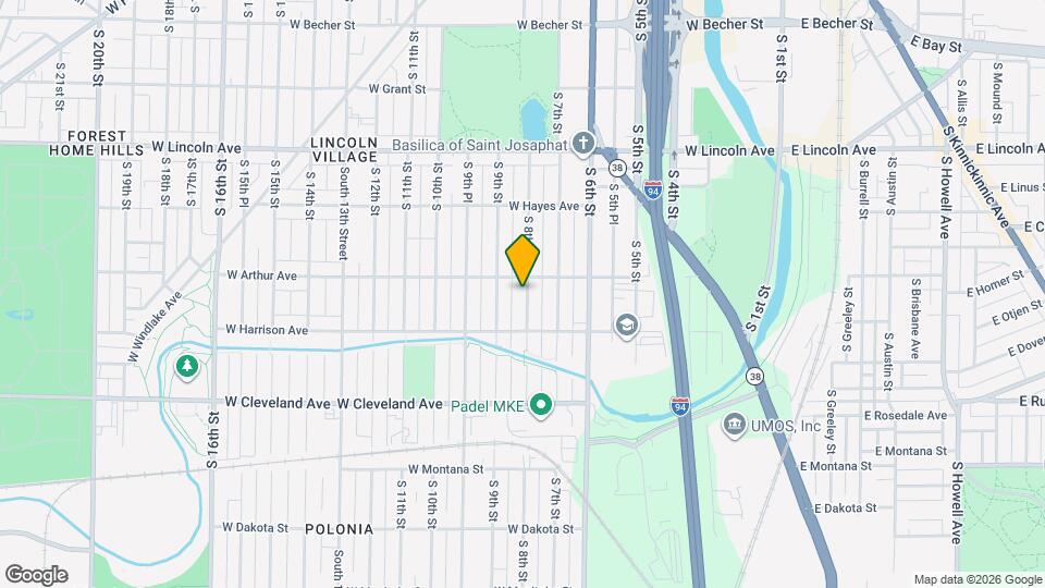 2521 S 8th St Map and Location Details