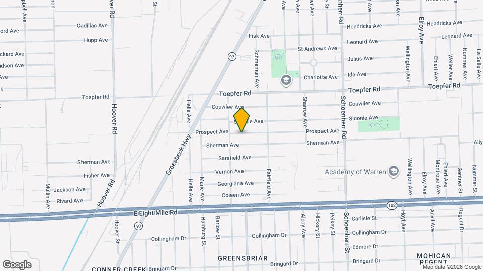 12756 Prospect Ave Map and Location Details