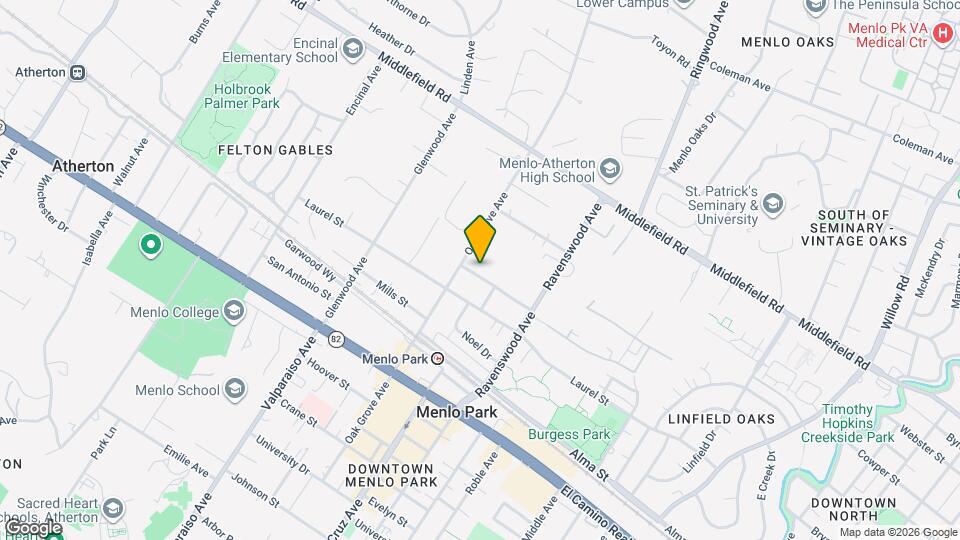 1150 Pine St Map and Location Details