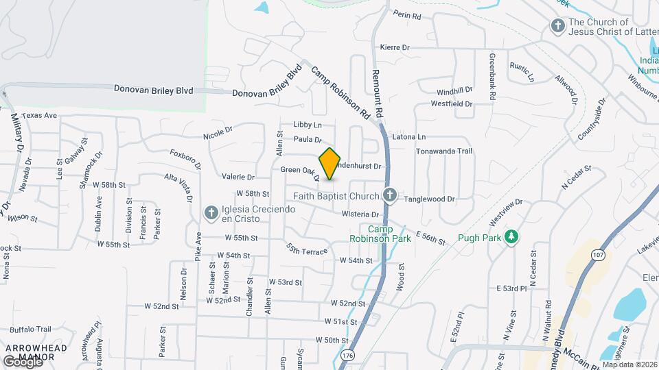 5805 Wisteria Ct Map and Location Details