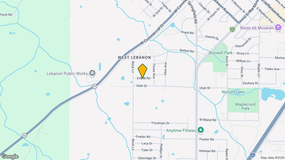 1216 Evans Rd Map and Location Details