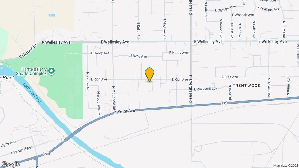 4319 N Blake Rd Map and Location Details