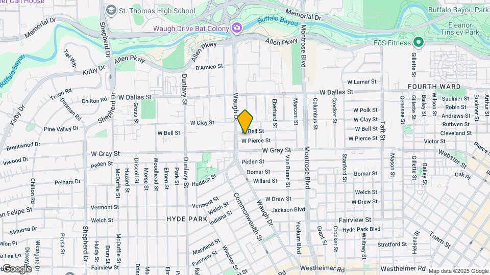 1334 W Pierce St Map and Location Details