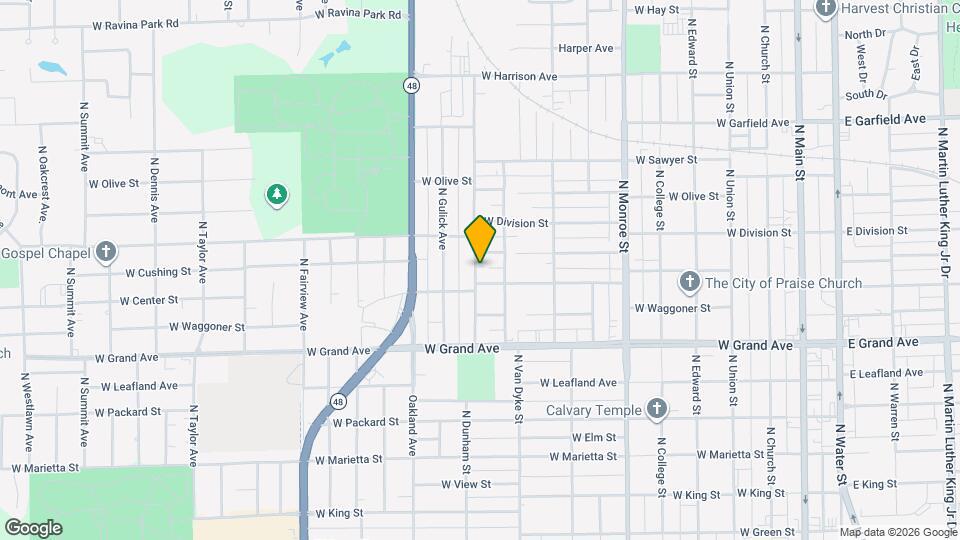 1454 N Walnut Grove Ave Map and Location Details