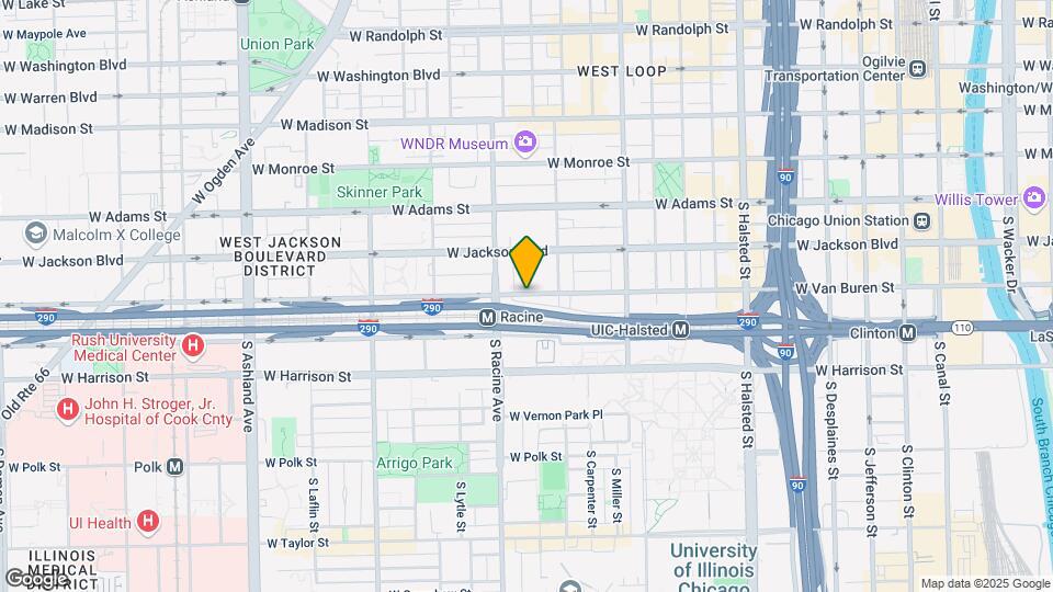 1135 W Van Buren St Map and Location Details