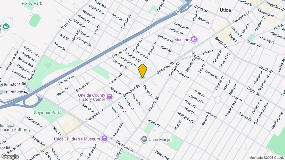 1436 Genesee St Mapa y Detalles de la Ubicación