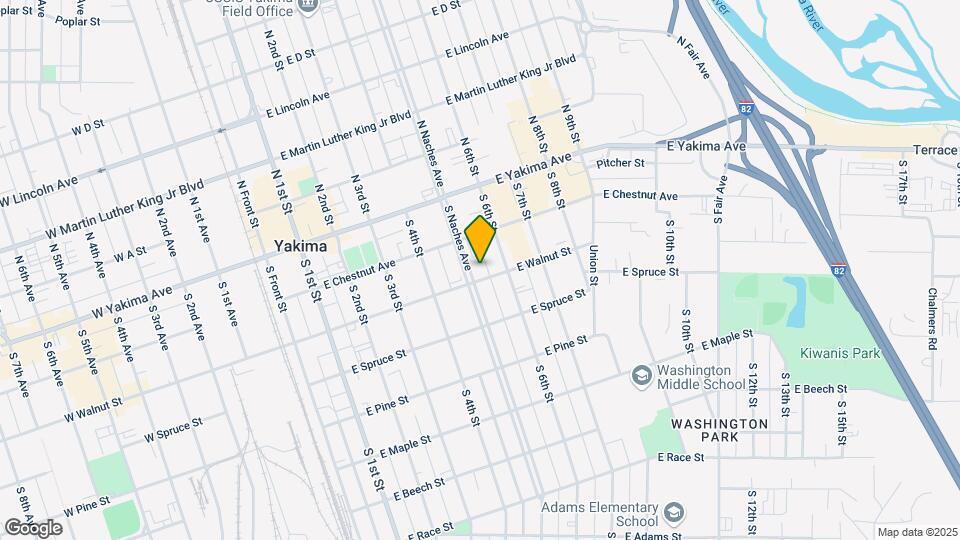 113 S Naches Ave Map and Location Details