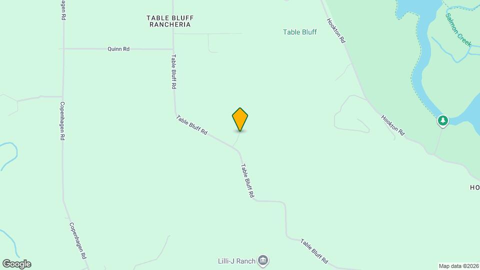 2421 Table Bluff Rd Map and Location Details