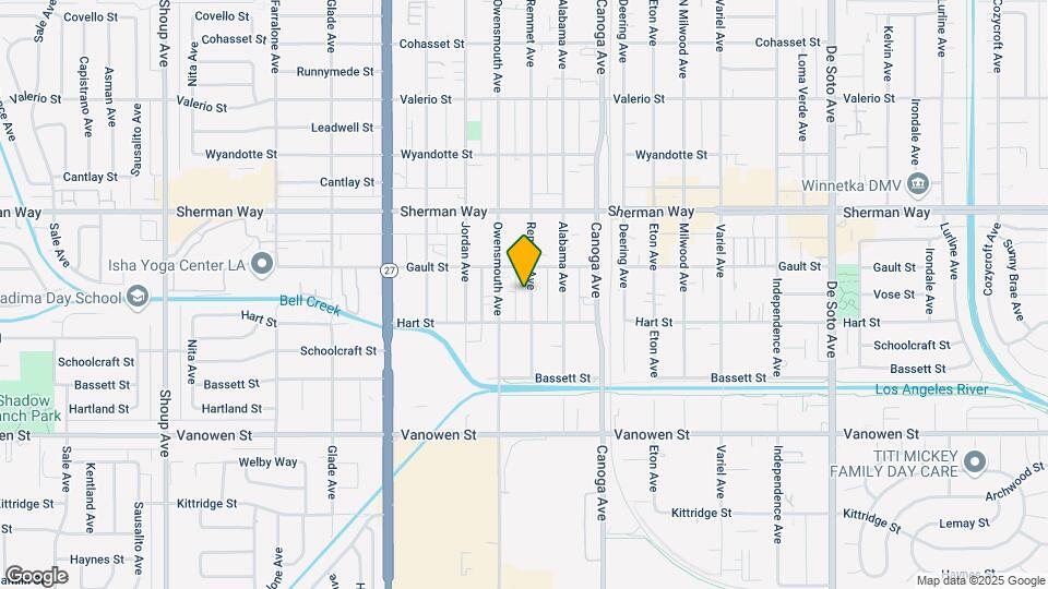 7029 Remmet Ave Map and Location Details