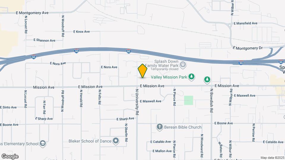 10714 E Augusta Ave Map and Location Details