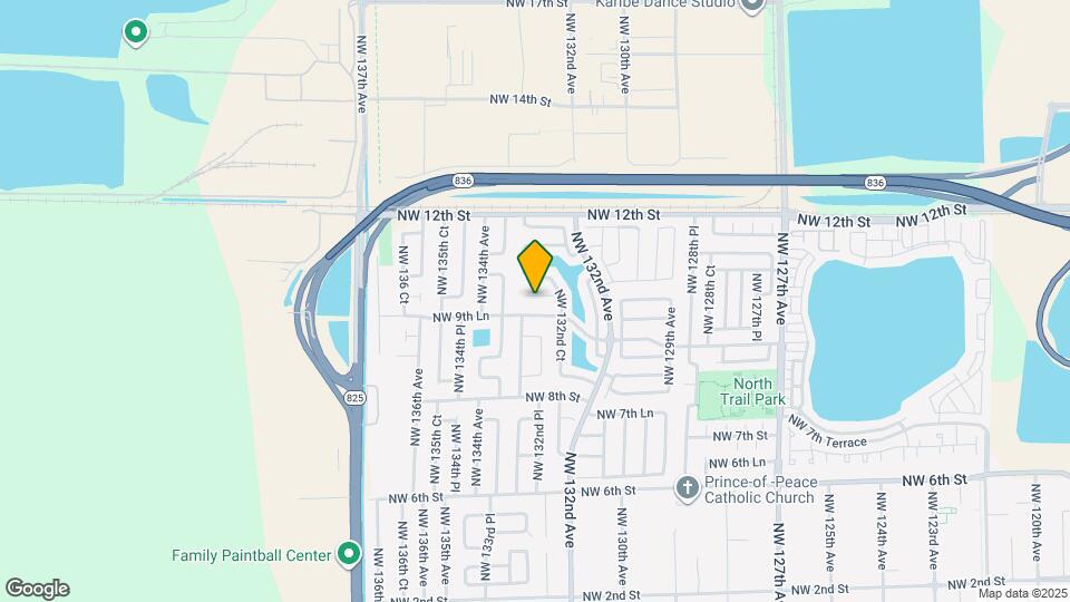 13254 NW 10th St Mapa y Detalles de la Ubicación