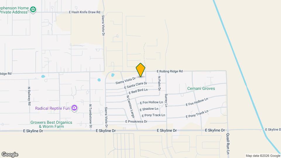 5541 E Santa Rita Dr Map and Location Details