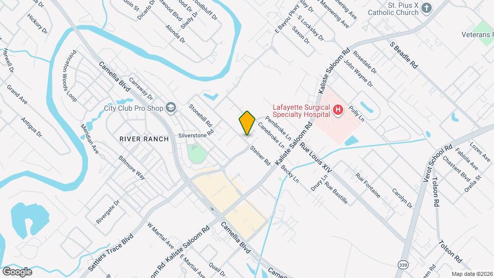 105 Steiner Oaks Map and Location Details