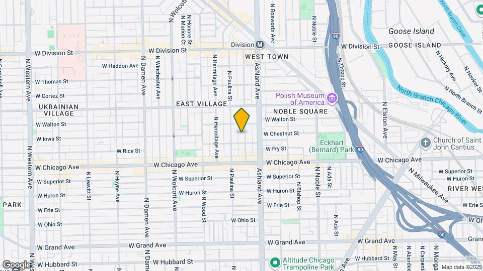862 N Marshfield Ave Map and Location Details