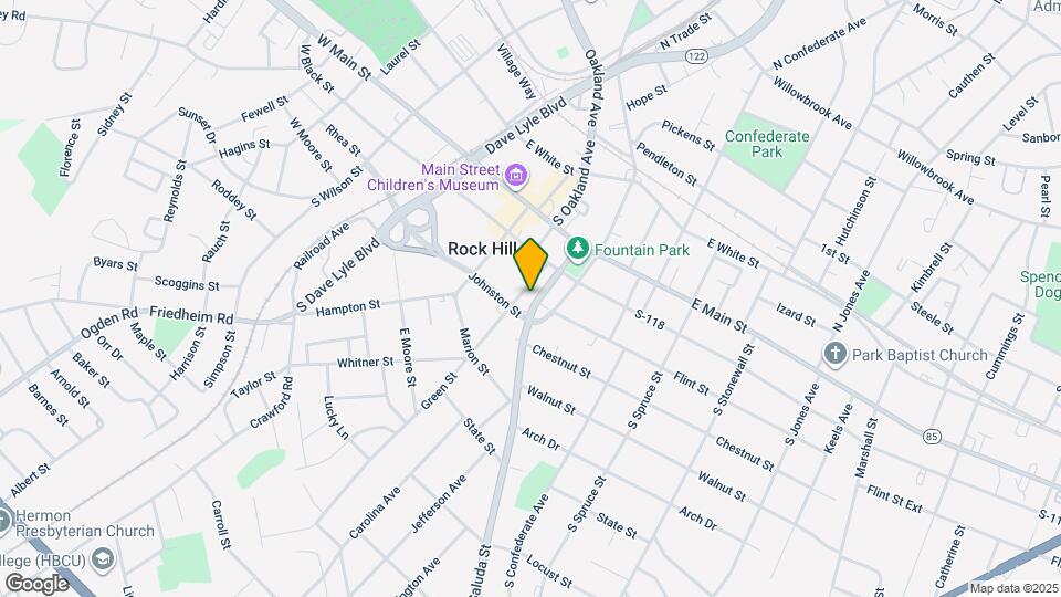 234 1/2 Saluda St Map and Location Details