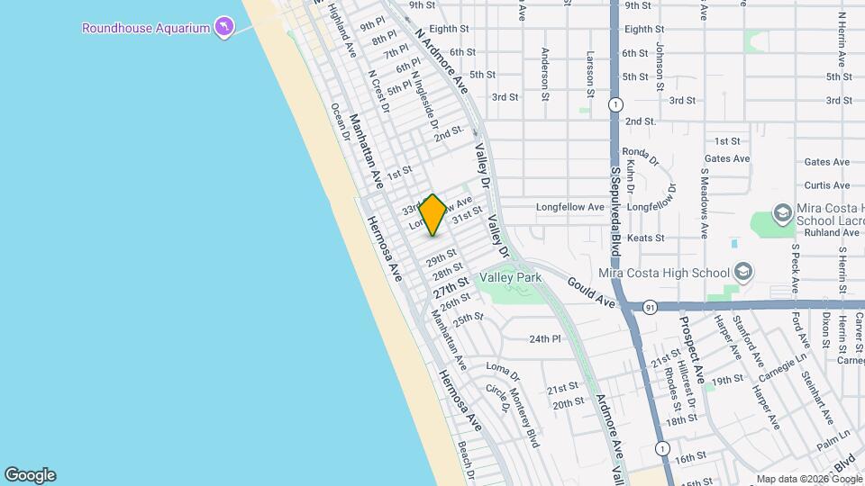 303 30th St Map and Location Details
