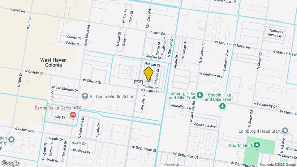 1405 Tampa St Map and Location Details