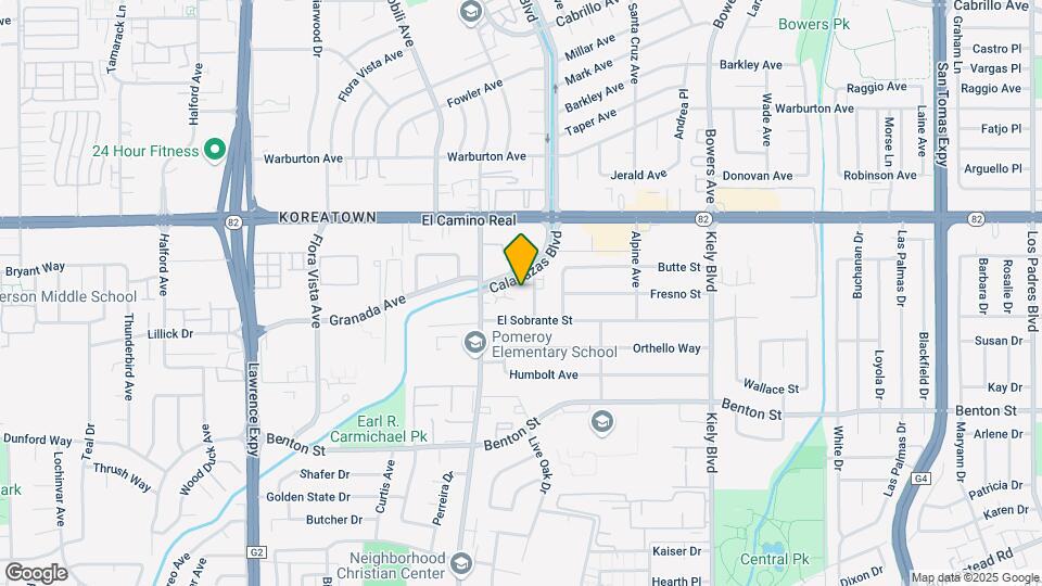 1365 Calabazas Ct Map and Location Details