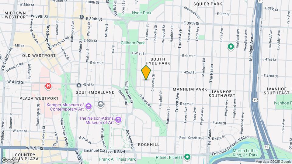 4237 Holmes St Map and Location Details