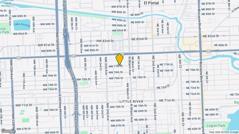70 NW 77th St Map and Location Details