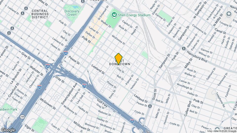 1325 Delano St Mapa y Detalles de la Ubicación