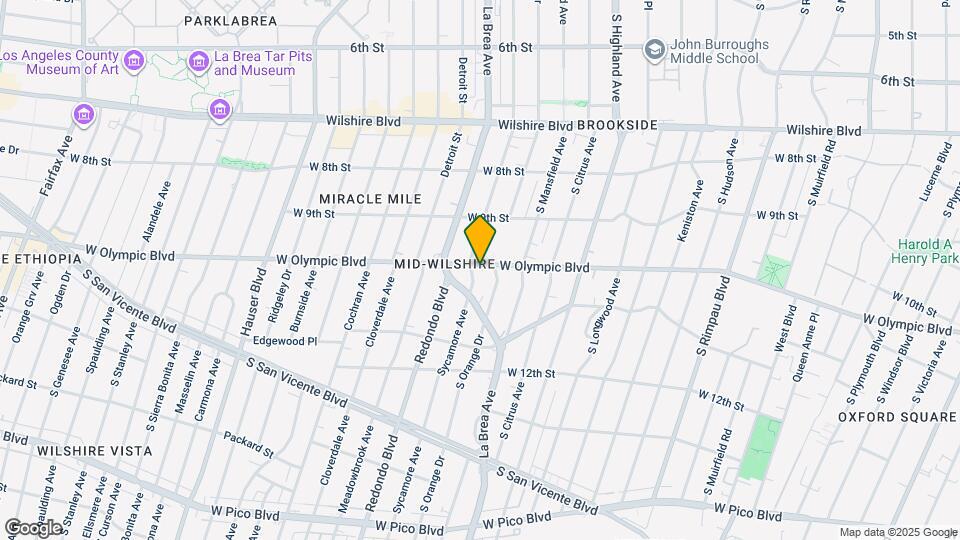 5250 W Olympic Blvd, Unit 5250 Map and Location Details