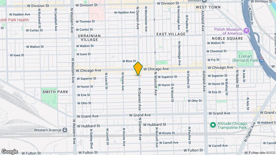 2000 W Superior St, Unit 3F Map and Location Details