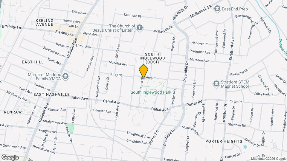 2143 Burns St Map and Location Details