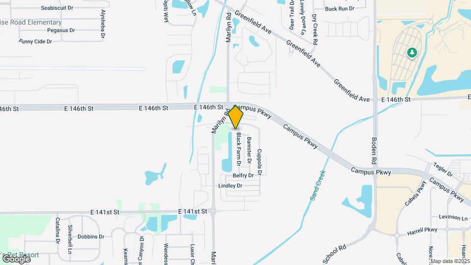14455 Black Farm Dr Map and Location Details