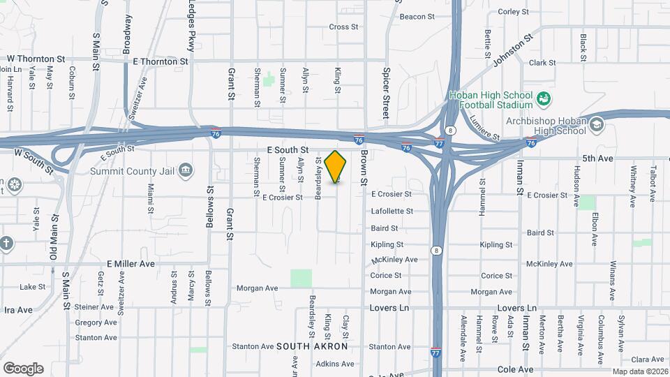 812 Kling St Map and Location Details