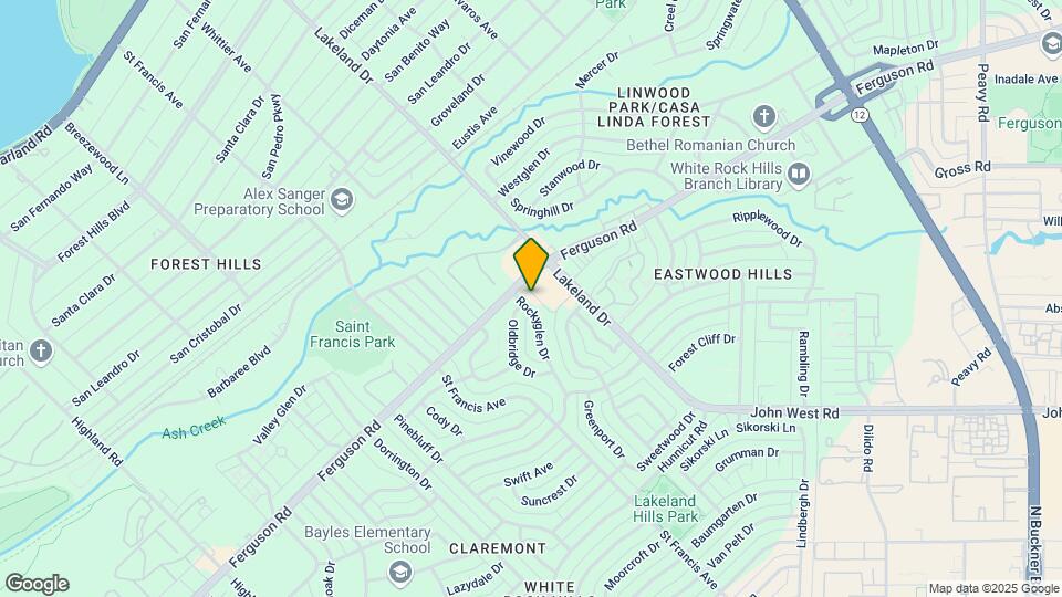 2314 Rockyglen Dr Map and Location Details
