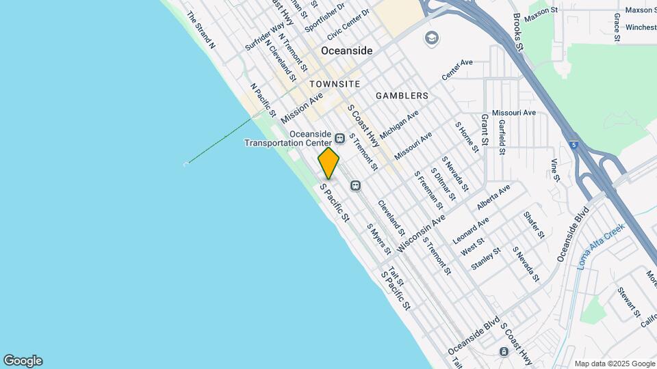 224 S Pacific St Map and Location Details