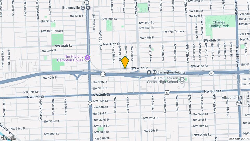 4034 NW 23rd Ave Map and Location Details