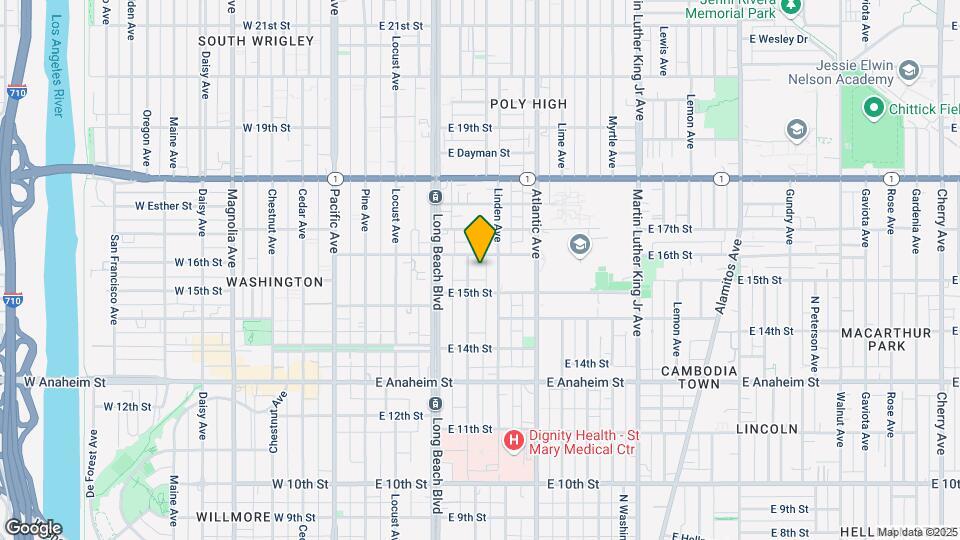 1568 Elm Ave Mapa y Detalles de la Ubicación