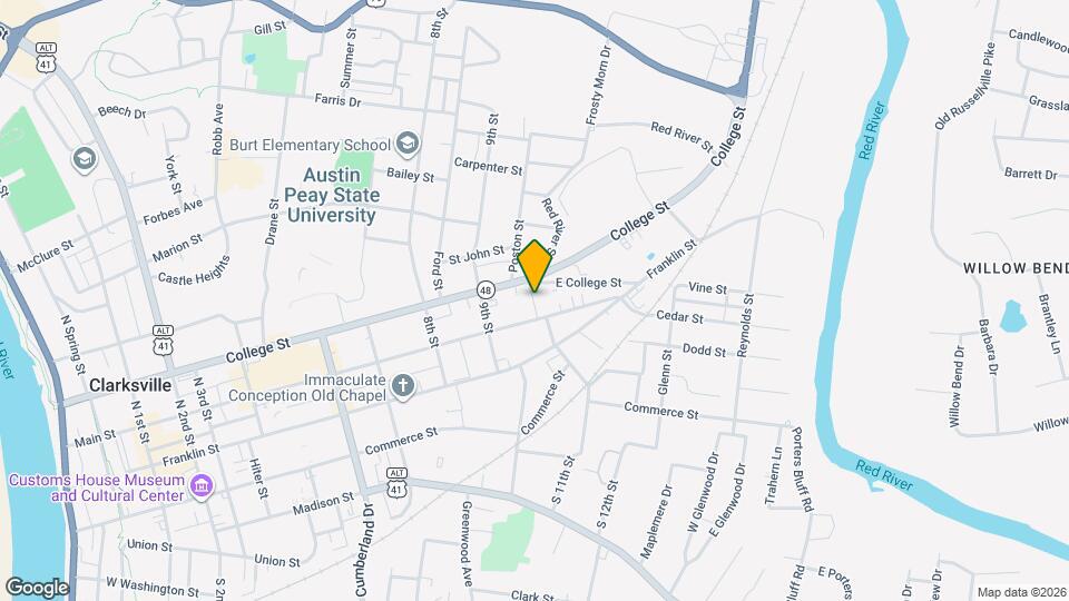 222 N 11th St Map and Location Details