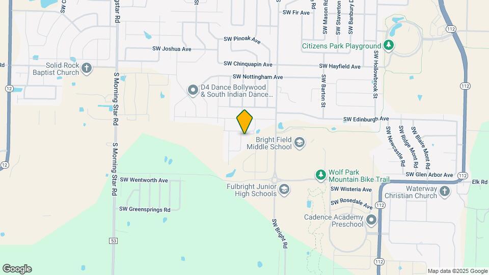 4903 SW Woodvale Rd Map and Location Details