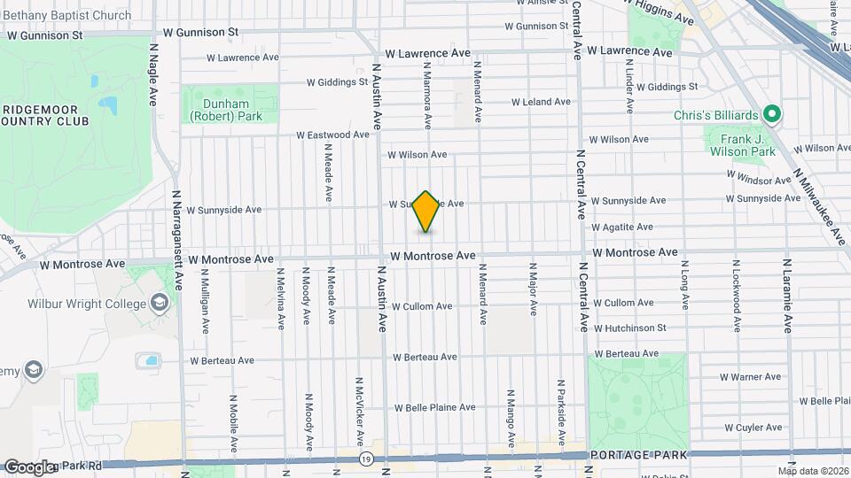 4416 N Marmora Ave Map and Location Details