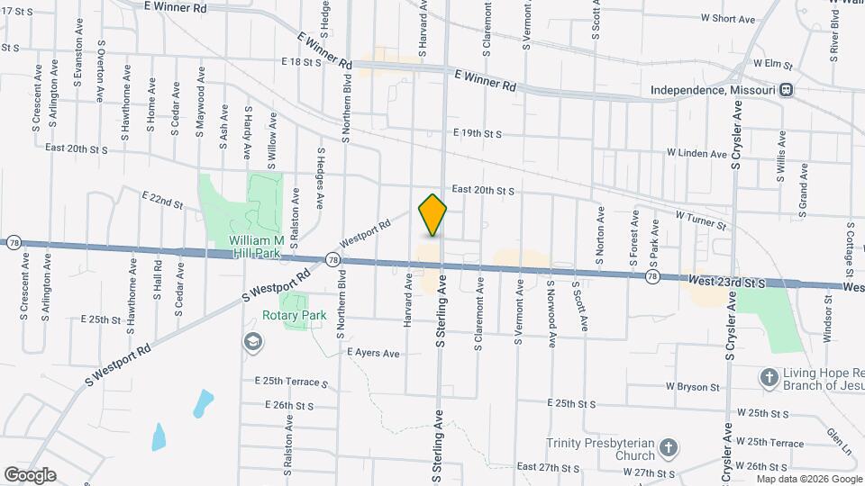 2256 S Sterling Ave Map and Location Details