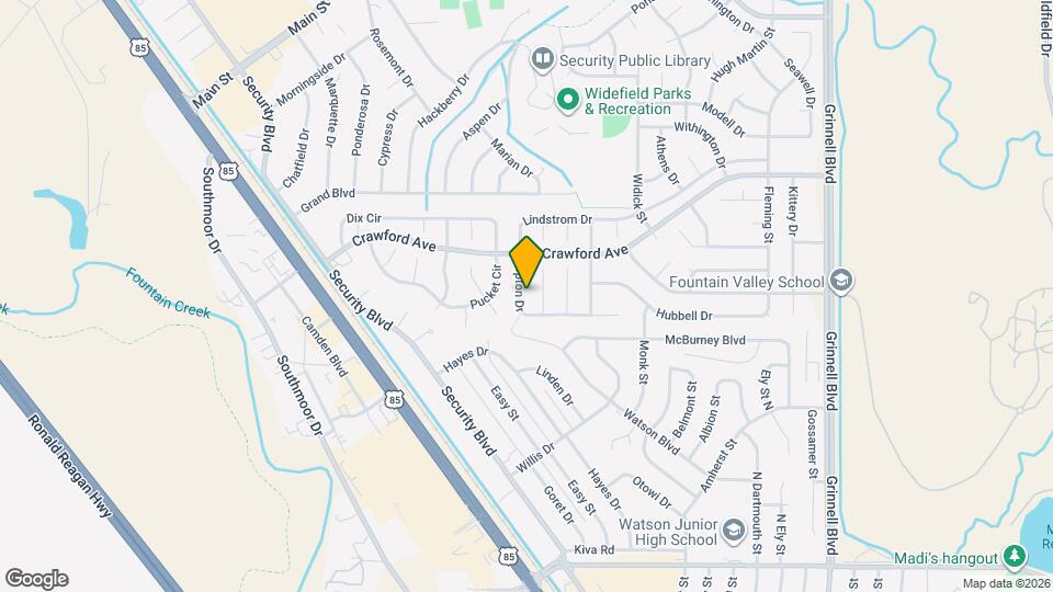 580 Upton Dr Map and Location Details