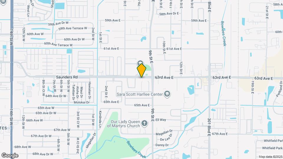 6307 7th St Ct E Map and Location Details