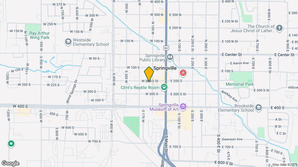 135 W 200 S St Map and Location Details