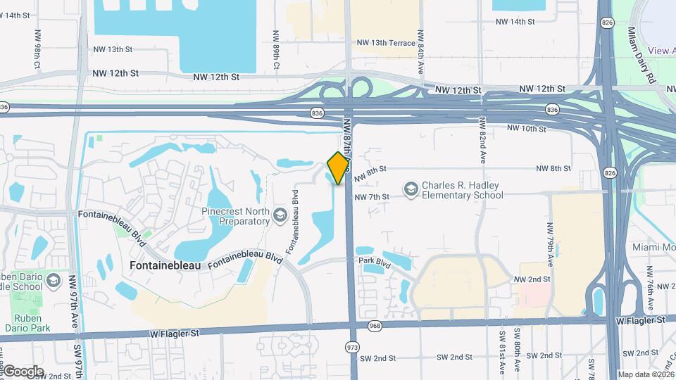 702 NW 87th Ave Map and Location Details